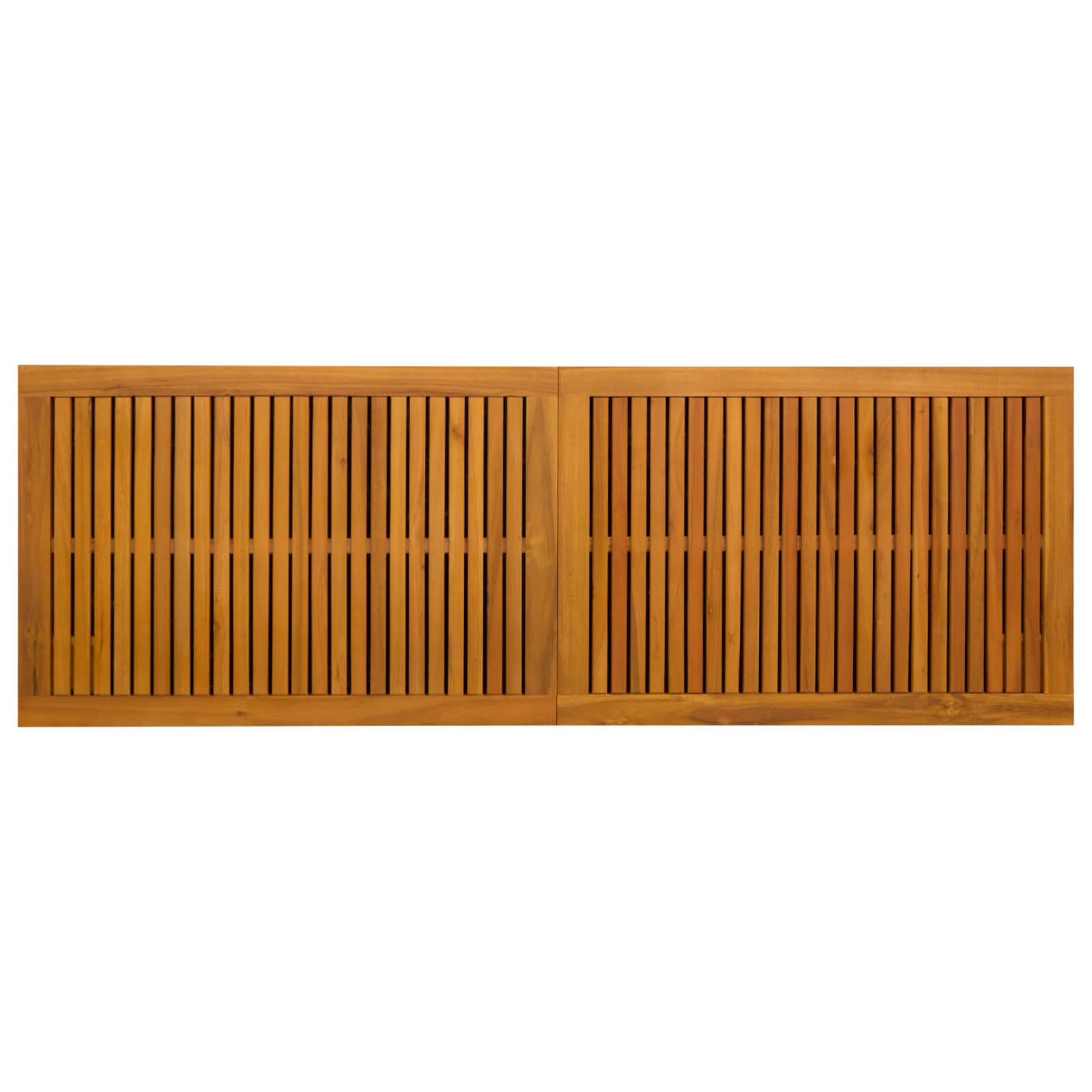 Garden Storage Box 243 L Solid Acacia Wood 150 x 50 x 56 cm