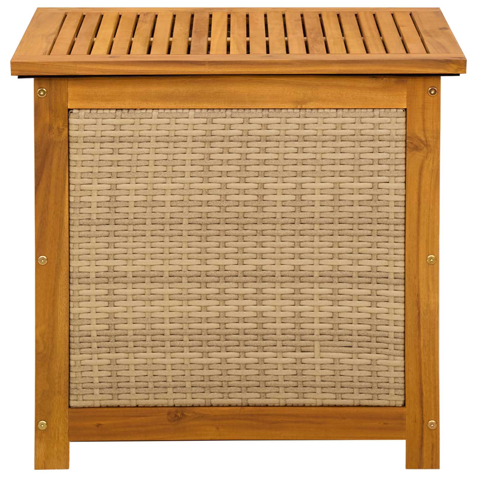 Garden Storage Box 185 L Solid Acacia Wood 60 x 50 x 56 cm
