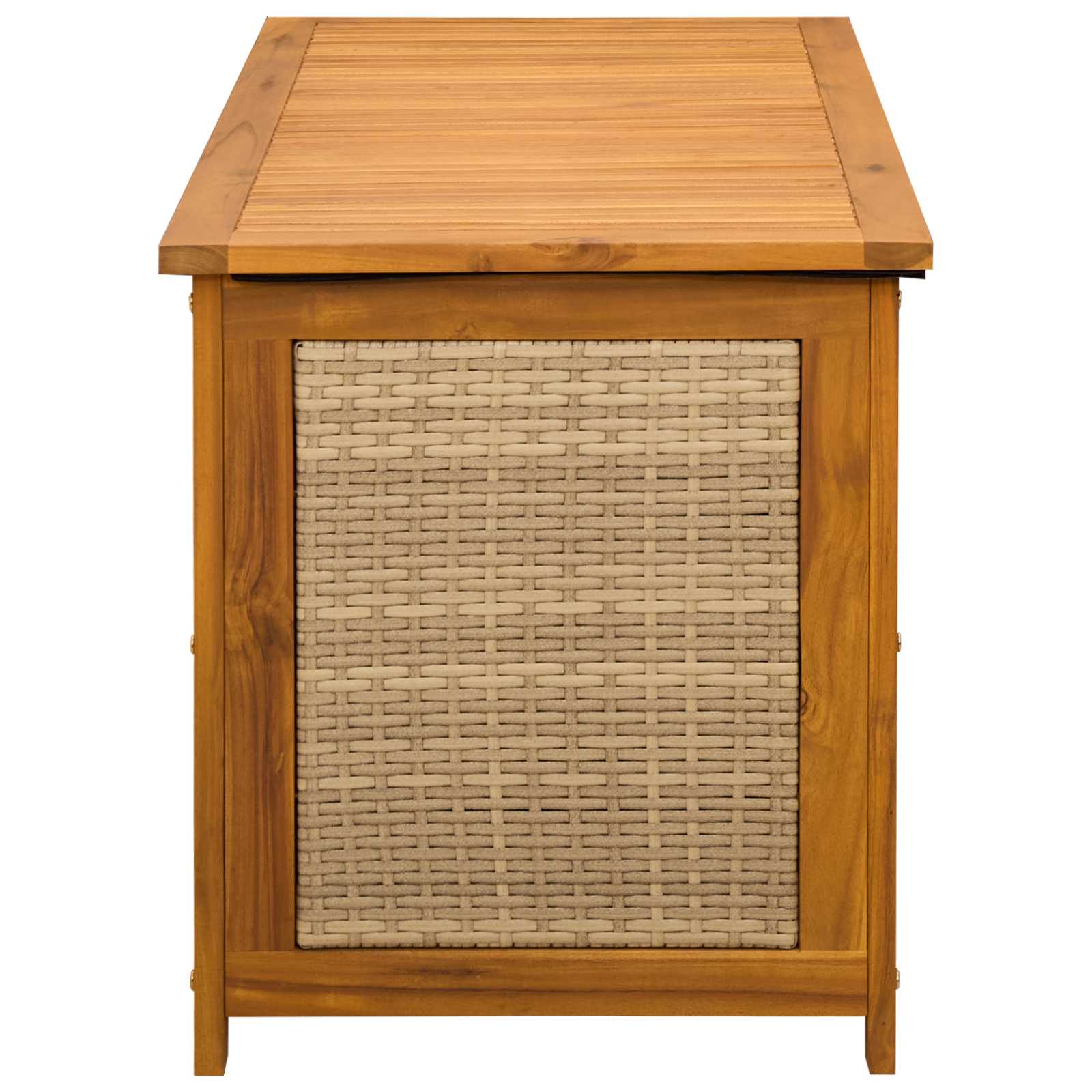 Garden Storage Box 185 L Solid Acacia Wood 60 x 50 x 56 cm