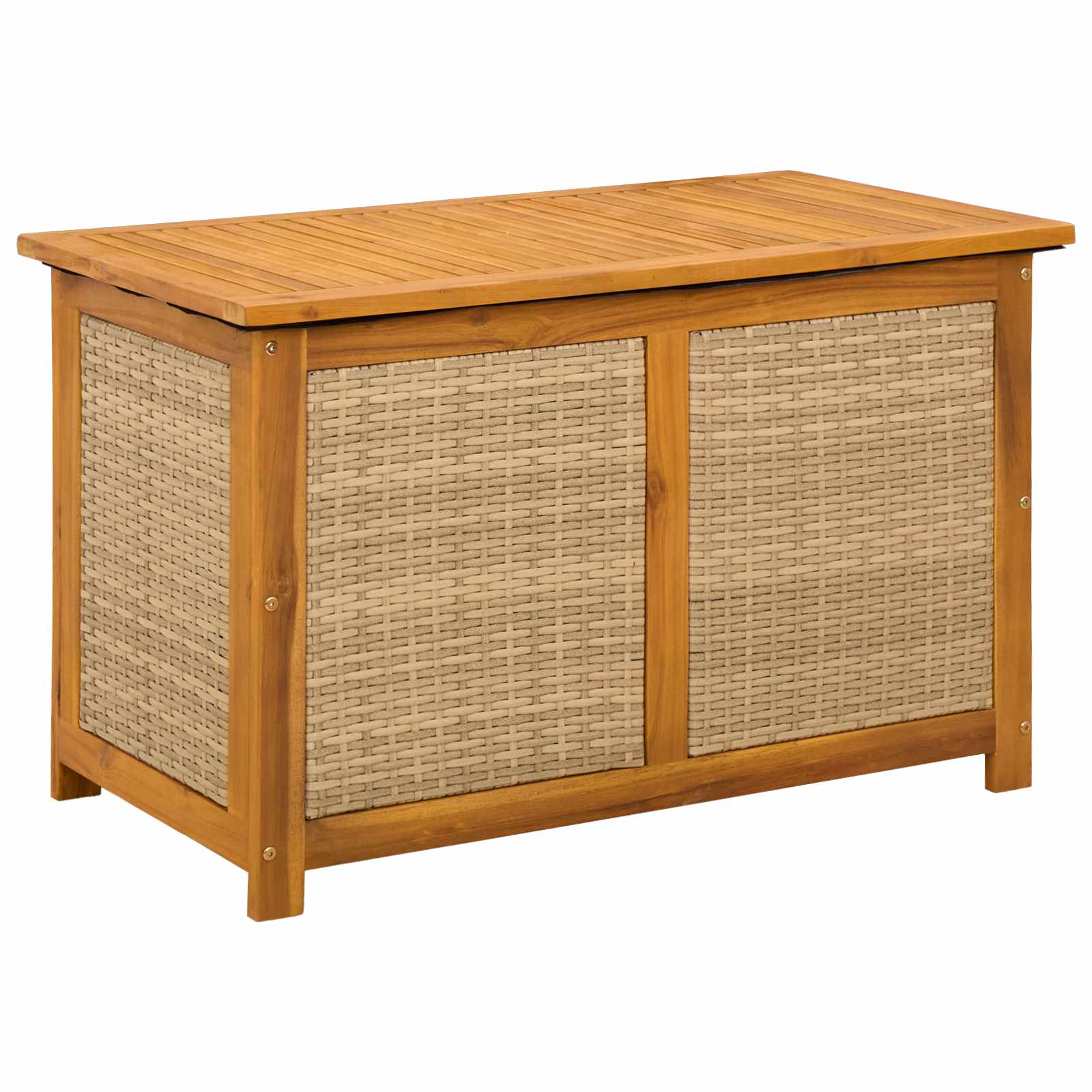 Garden Storage Box 185 L Solid Acacia Wood 90 x 50 x 56 cm