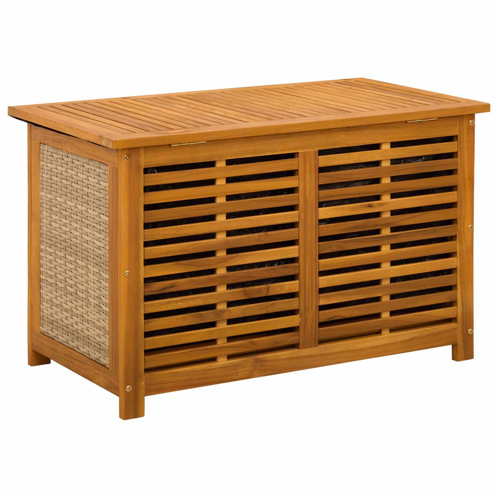 Garden Storage Box 185 L Solid Acacia Wood 90 x 50 x 56 cm