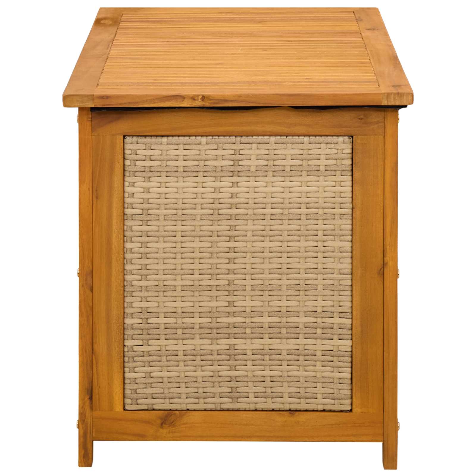 Garden Storage Box 185 L Solid Acacia Wood 90 x 50 x 56 cm