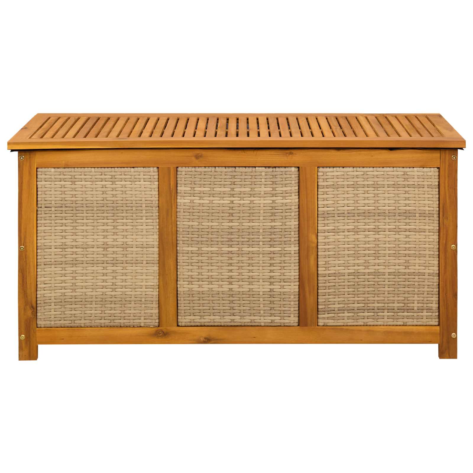 Garden Storage Box 185 L Solid Acacia Wood 113 x 50 x 56 cm