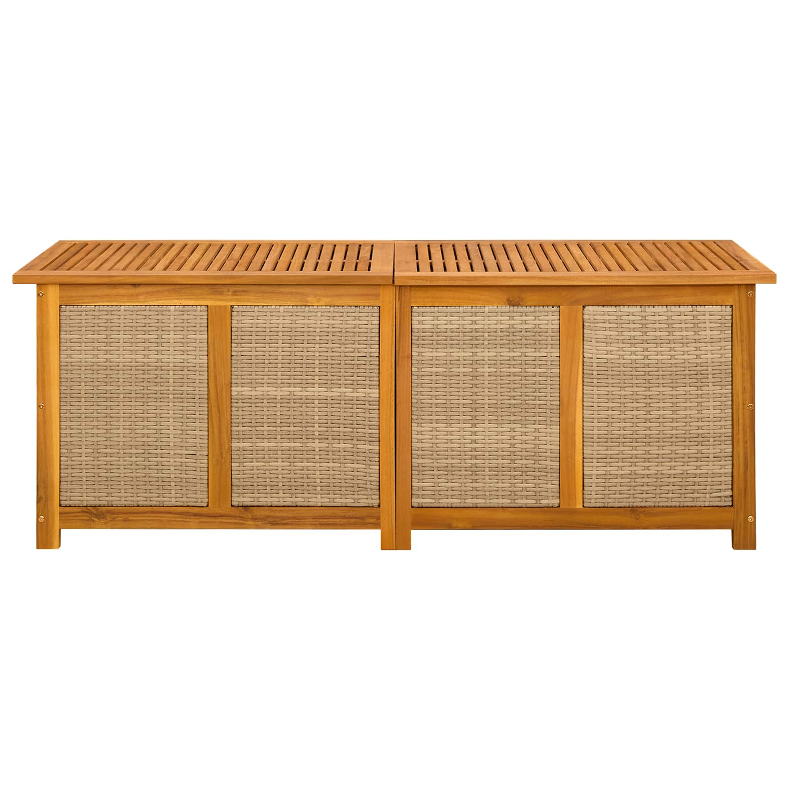 Garden Storage Box 185 L Solid Acacia Wood 150 x 50 x 56 cm