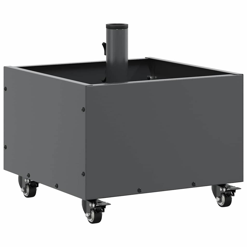 Parasol Base Manual Anthracite 45 x 45 x 45 cm Steel