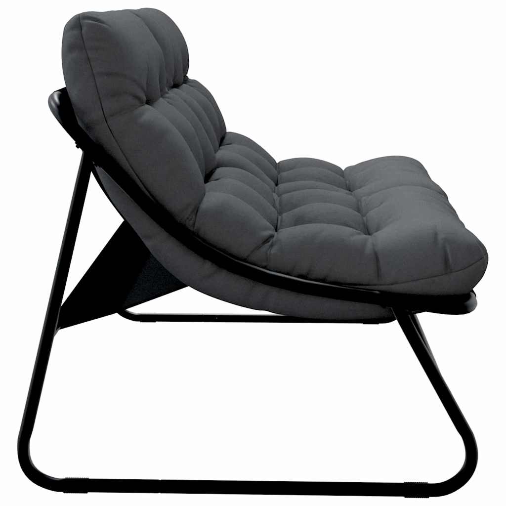 Garden Furniture Black Powder-Coated Steel