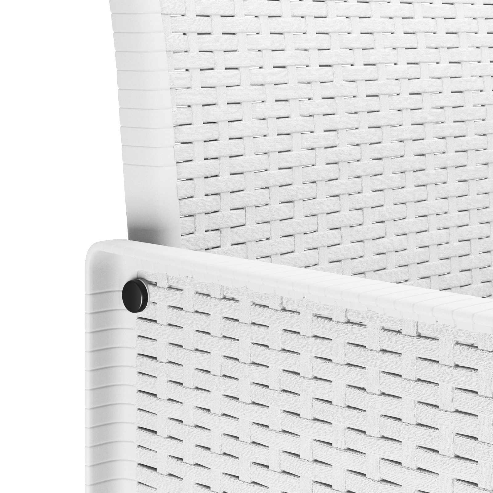 Garden Chair 4 pcs White 53 x 49 x 85 cm Polypropylene