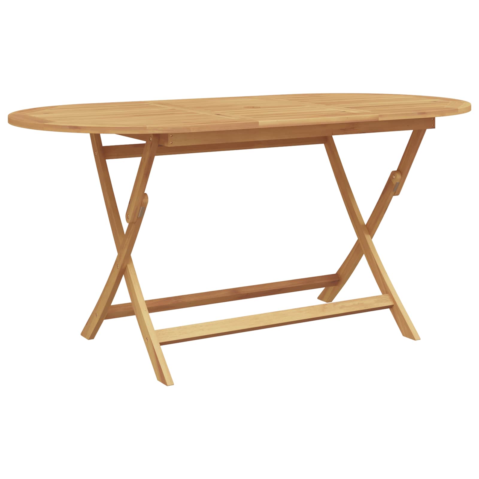 Garden Dining Set 5 pcs Brown Solid Teak Wood