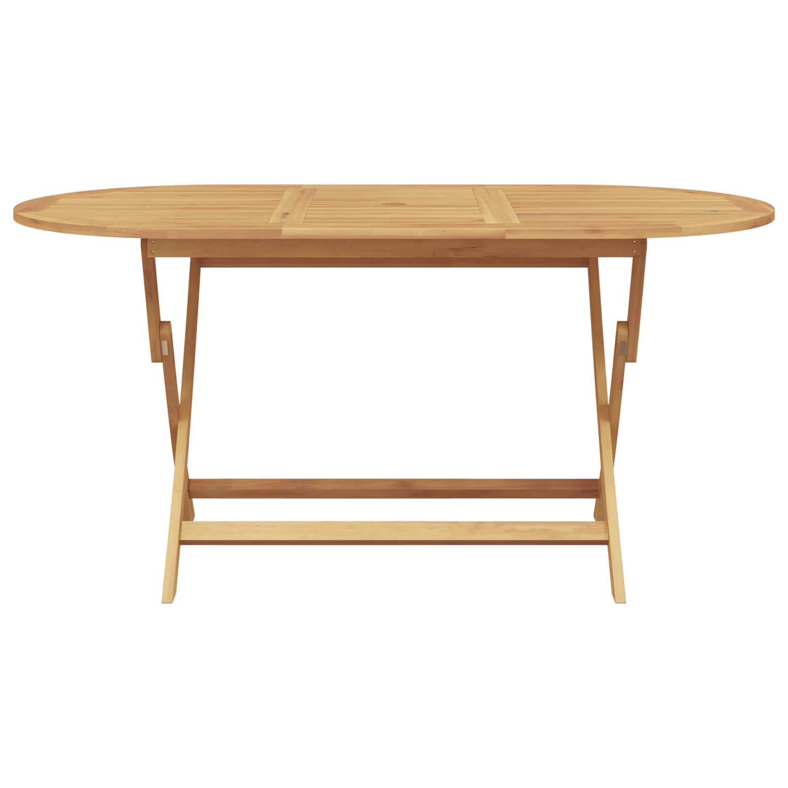 Garden Dining Set 7 pcs Brown Solid Teak Wood