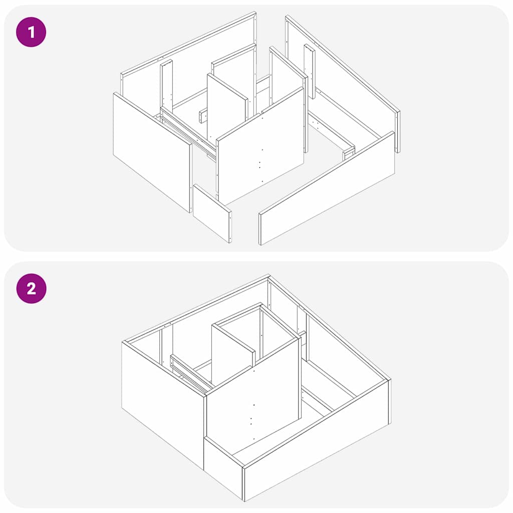Garden Planter Black 80 x 80 x 50 cm Cold-rolled Steel