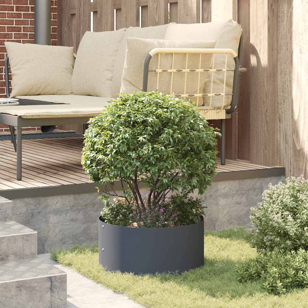 Planter Ring Anthracite 40 x 40 x 20 cm Cold-rolled Steel