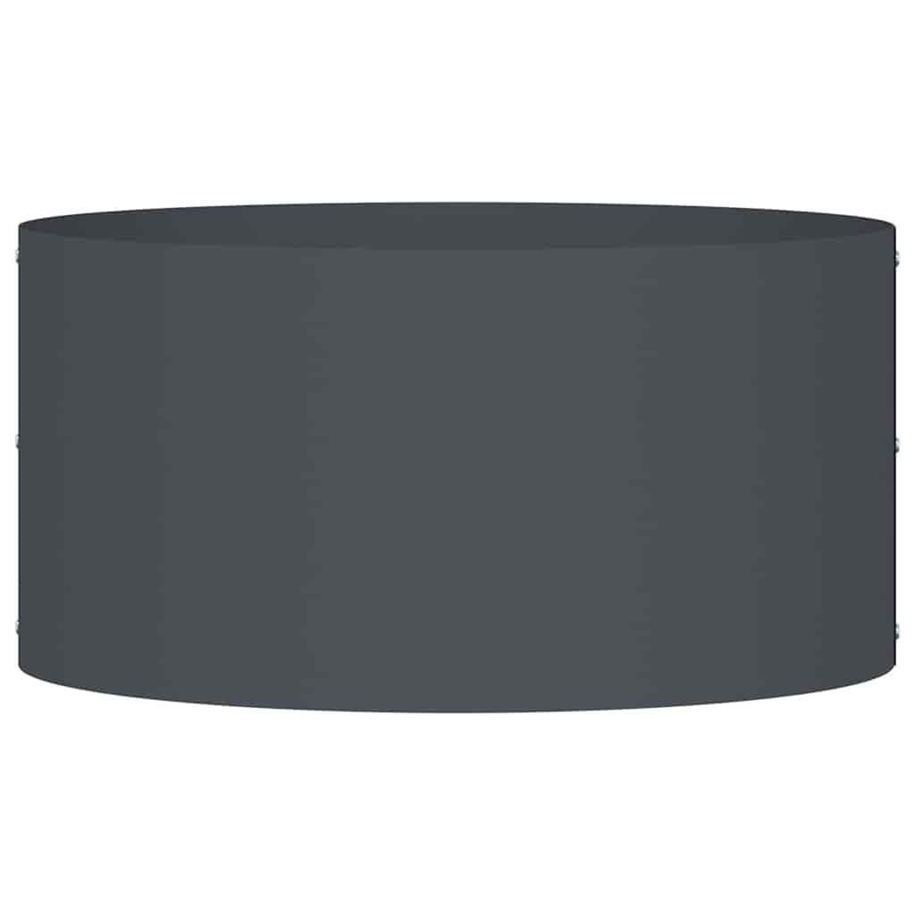 Planter Ring Anthracite 40 x 40 x 20 cm Cold-rolled Steel