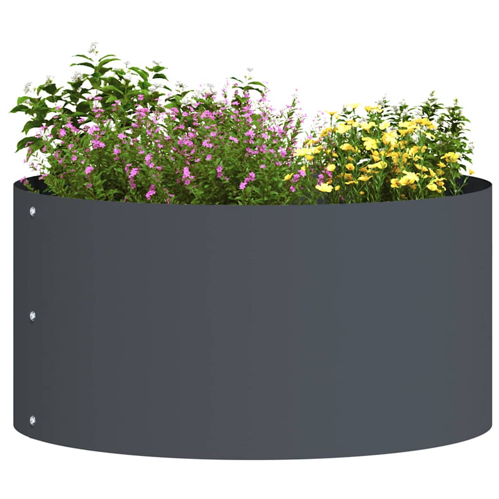 Planter Ring Anthracite 40 x 40 x 20 cm Cold-rolled Steel
