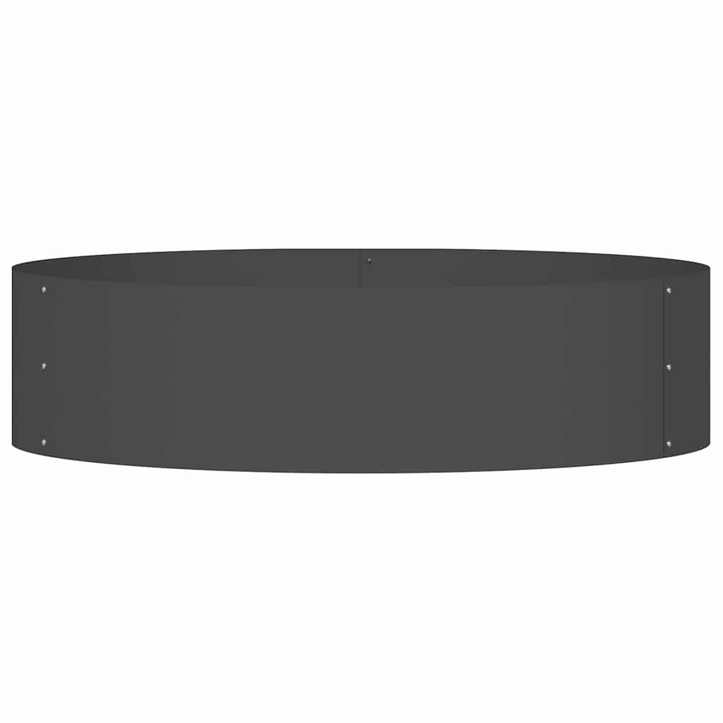 Planter Ring 5 pcs Black 80 x 80 x 20 cm Cold-rolled Steel
