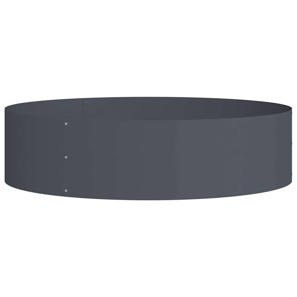 Planter Ring Anthracite 80 x 80 x 20 cm Cold-rolled Steel