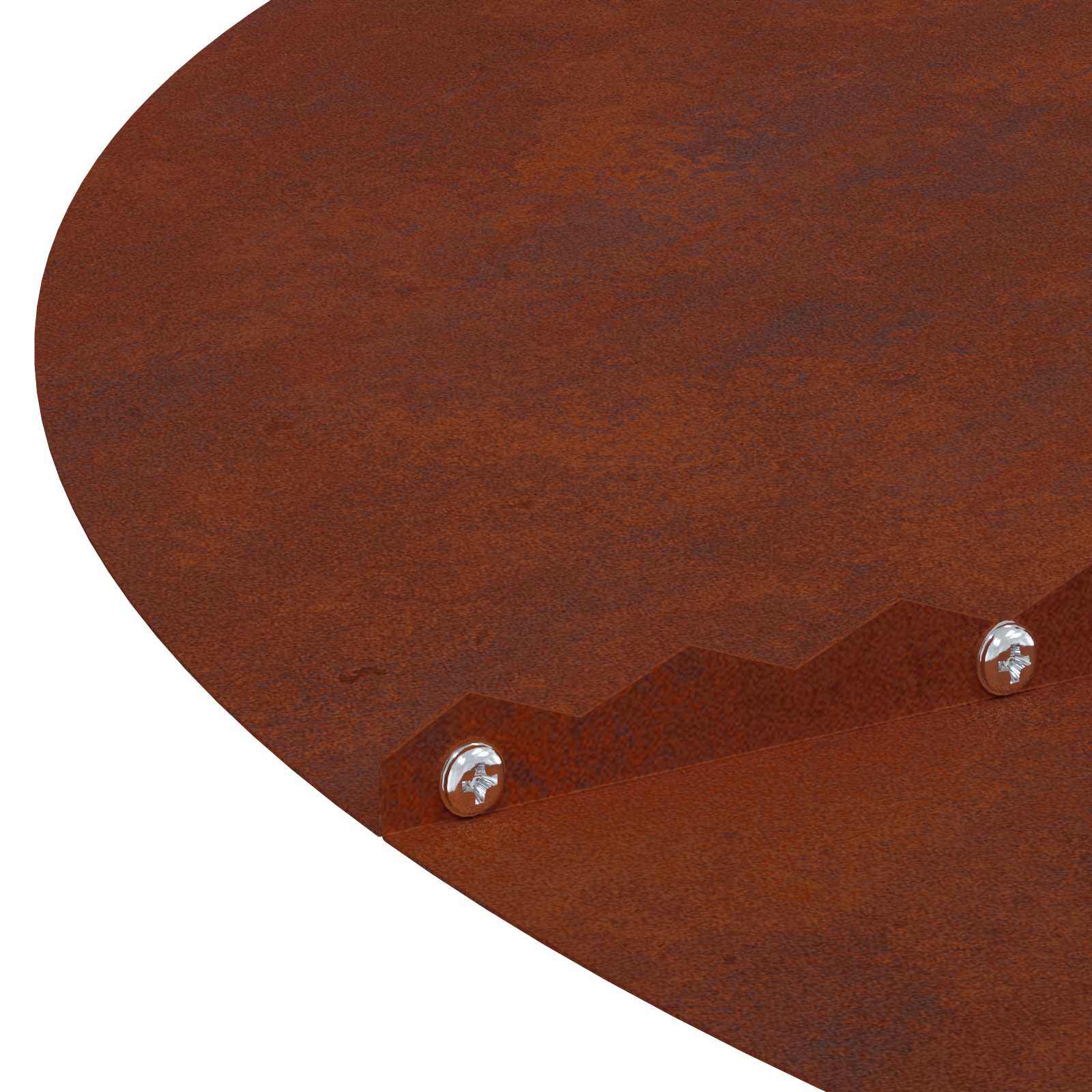 suitable for Flat Tree Ring Brown Ø30 / 60 cm Weathering Steel