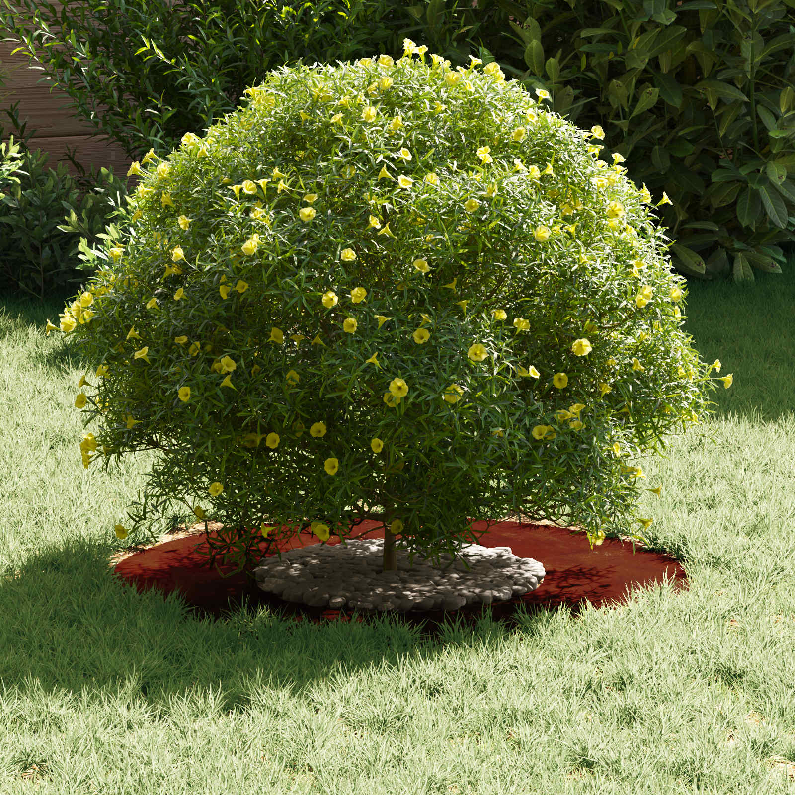 suitable for Flat Tree Rings 5 pcs Brown Ø30 / 60 cm