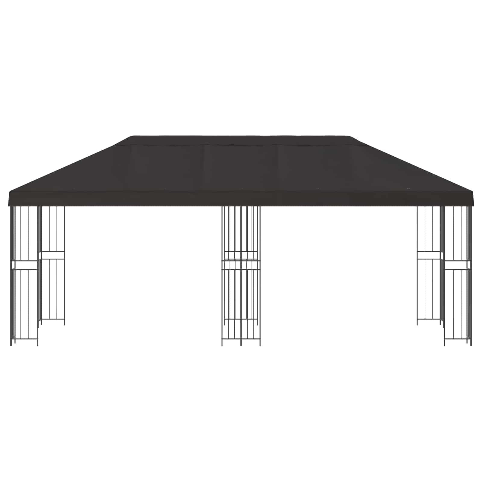 Gazebo with Sidewalls 6 x 3 m Anthracite Polyester and Steel