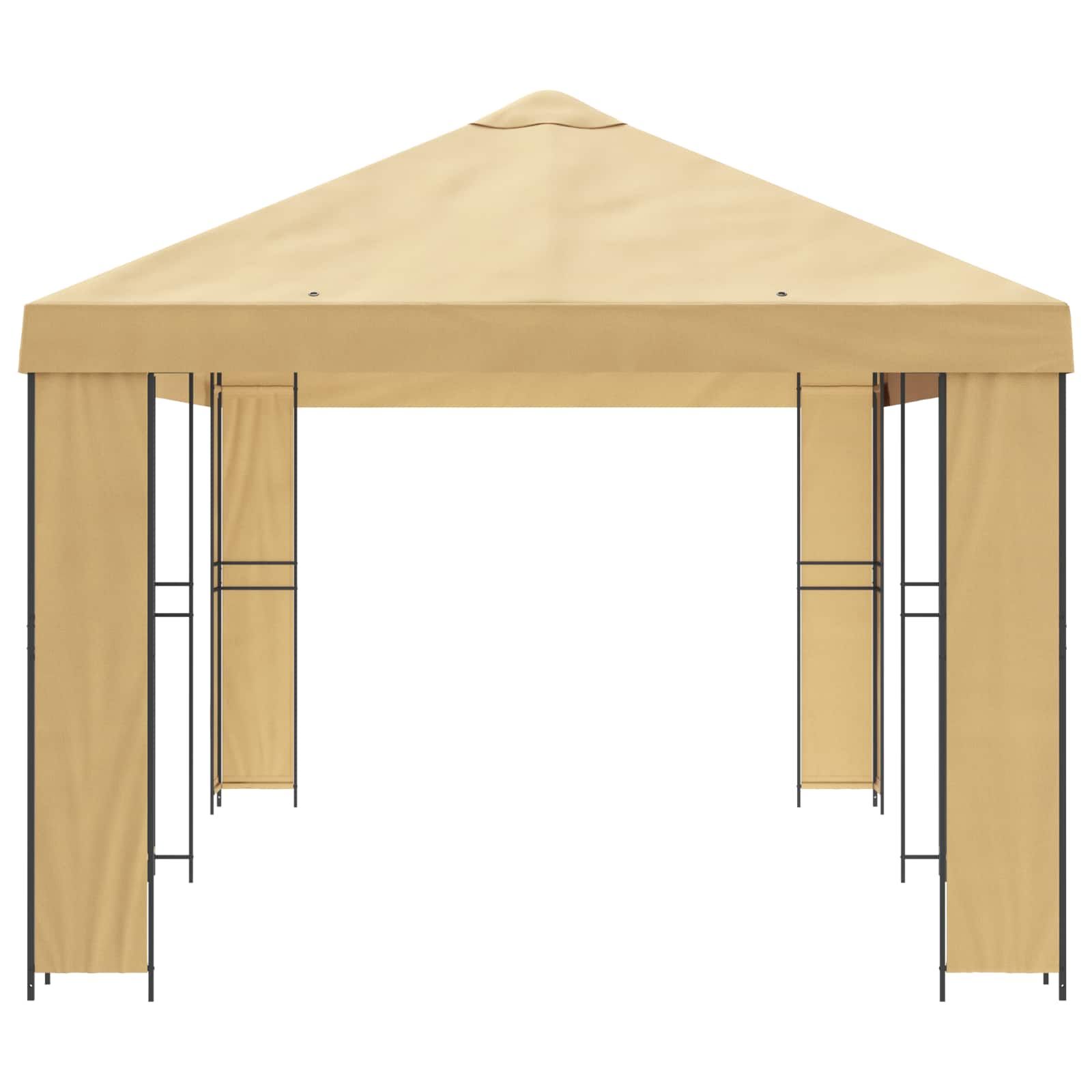 Garden Gazebo 6 x 3 m Cream Polyester and Steel 190