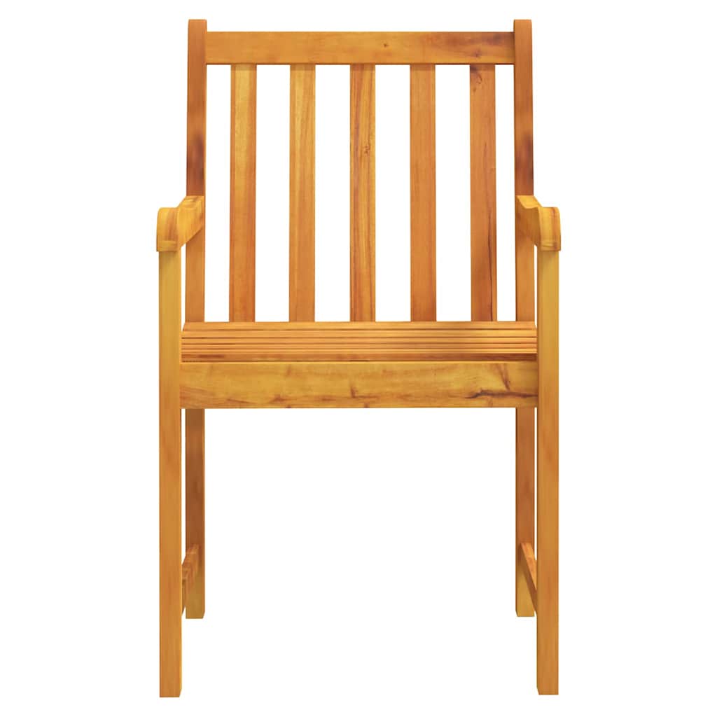 Garden Dining Set 5 pcs Brown Solid Acacia wood
