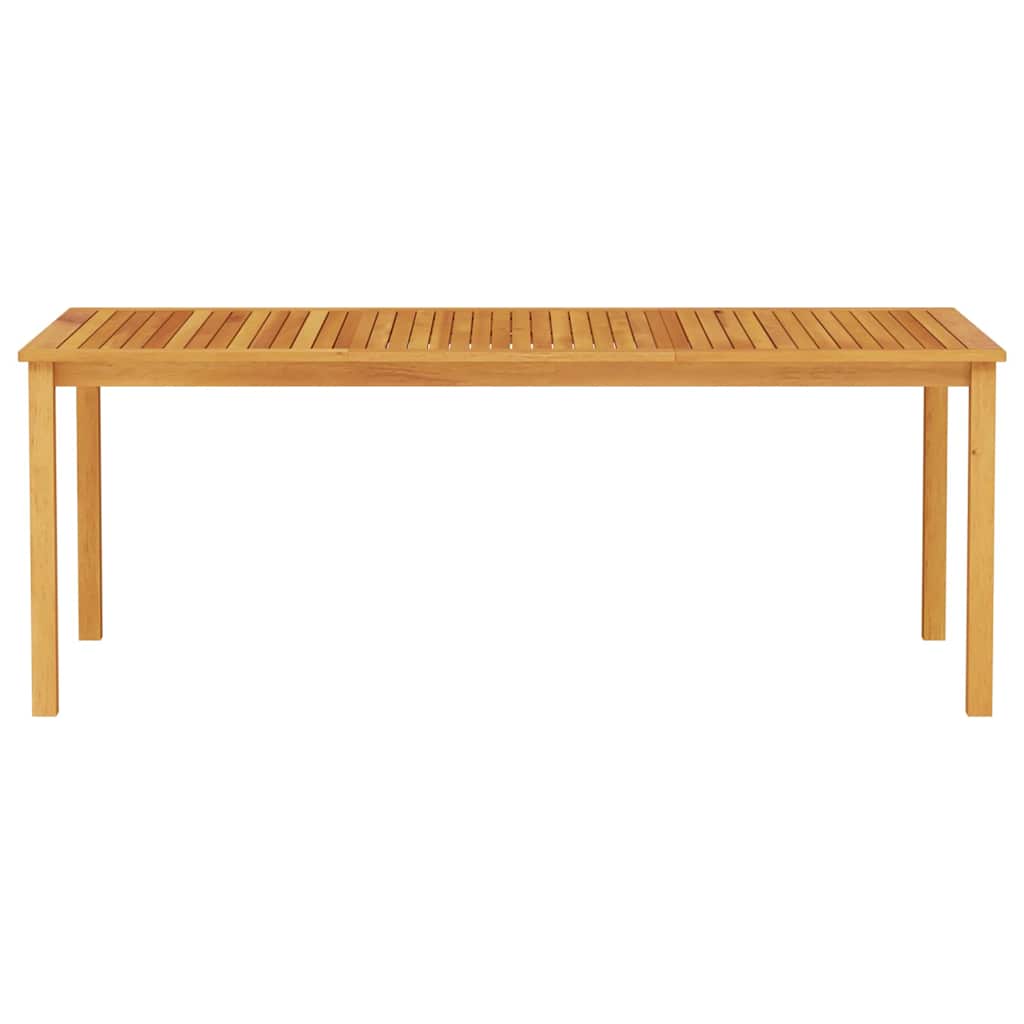 Garden Dining Set 7 pcs Brown Solid Acacia Wood