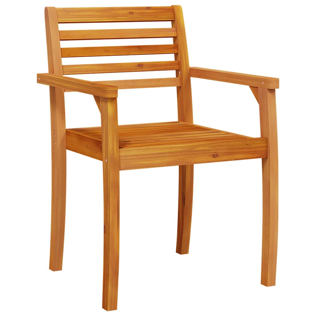 Garden Dining Set 9 pcs Brown Solid Acacia Wood