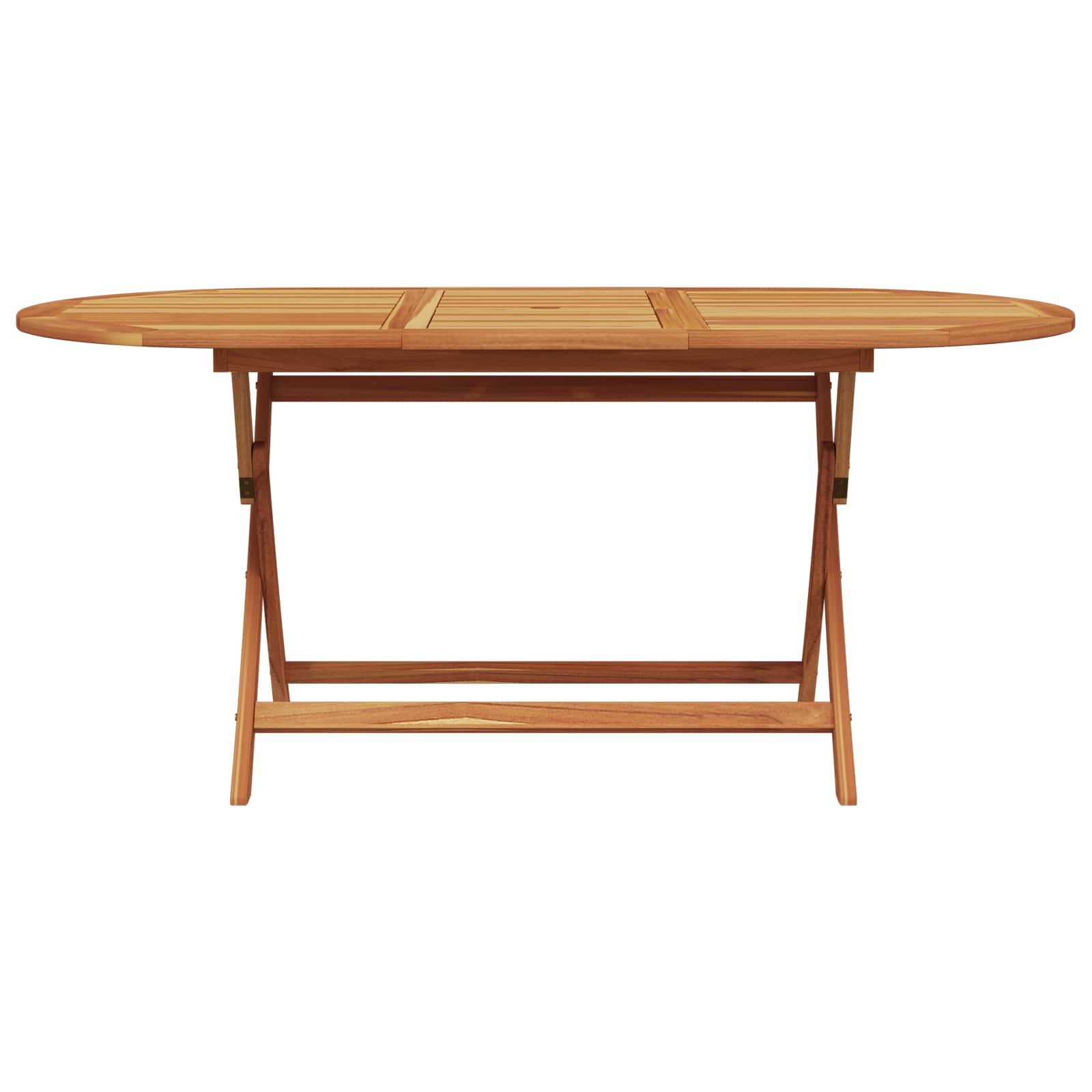 Garden Dining Set Folding 5 pcs Grey Solid Acacia Wood