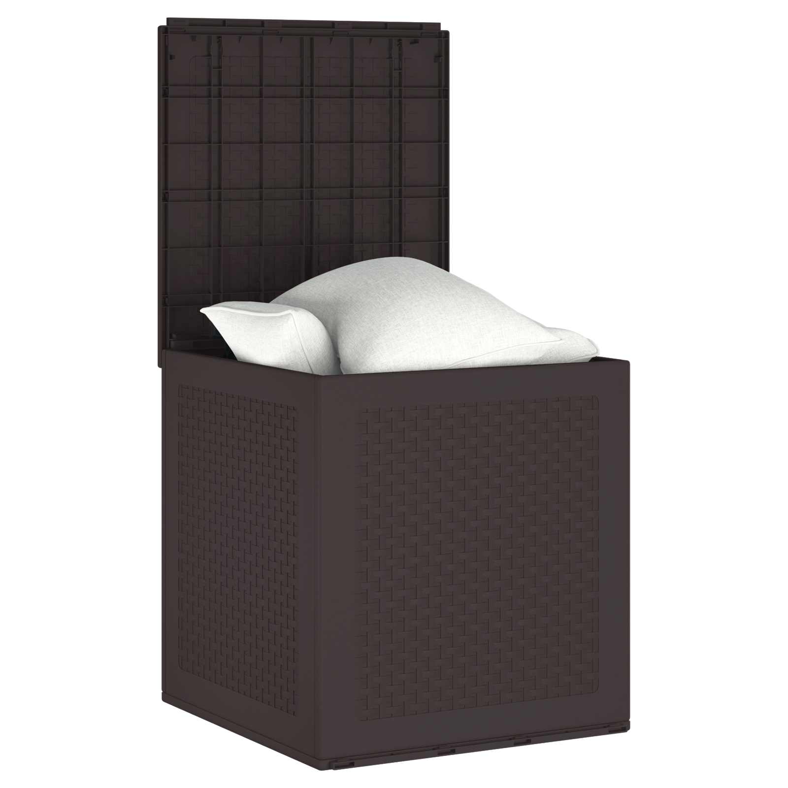 Storage Box with Storage Brown 55 x 53 x 57 cm Polypropylene