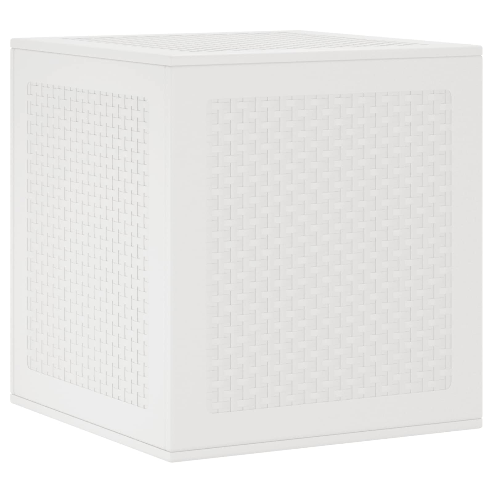 Storage Box with Storage White 55 x 53 x 57 cm Polypropylene