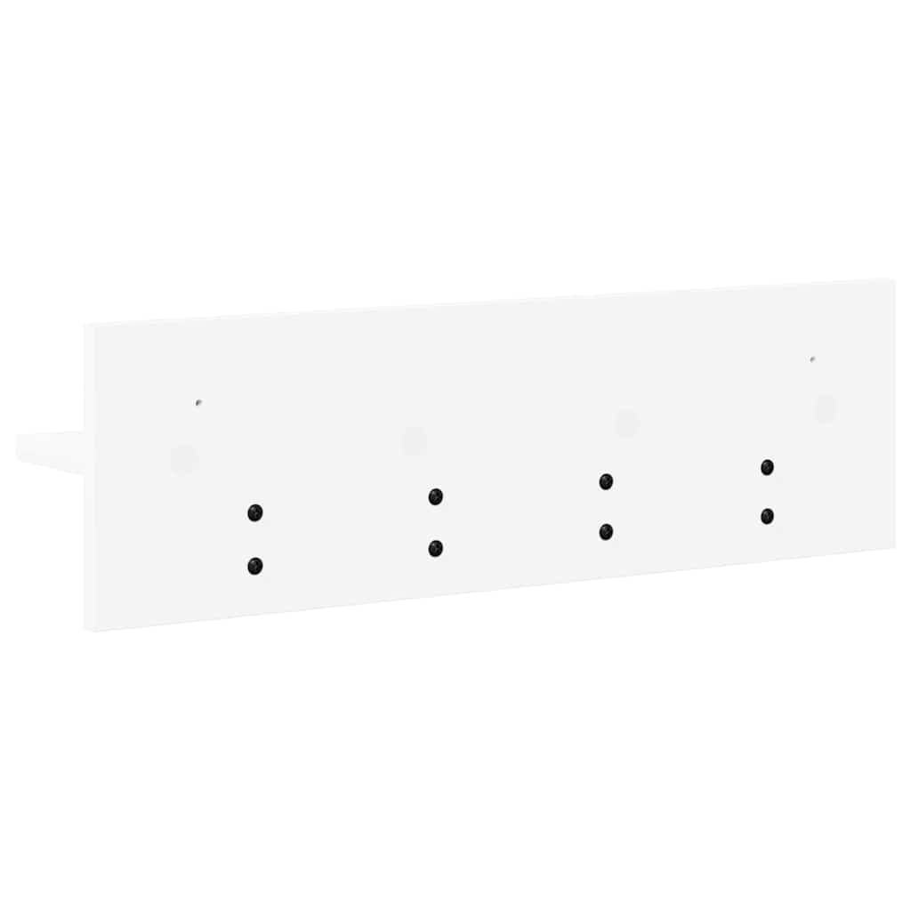 Wall-Mounted Coat Rack Wall-Mounted White 60 x 10,5 x 18 cm