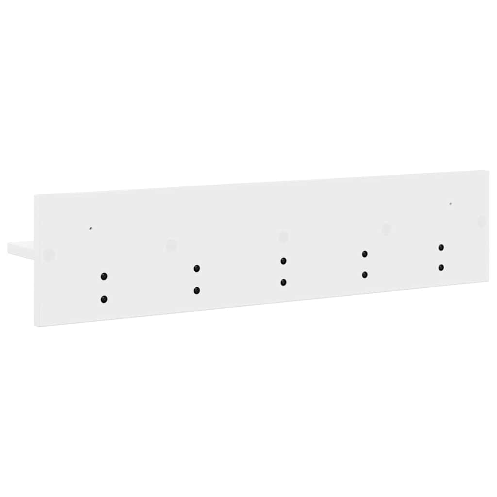 Wall-Mounted Coat Rack Wall-Mounted White 80 x 10,5 x 18 cm