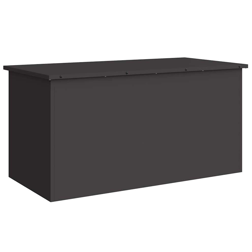 Outdoor Storage Box Black 100 x 50,5 x 50 cm Steel