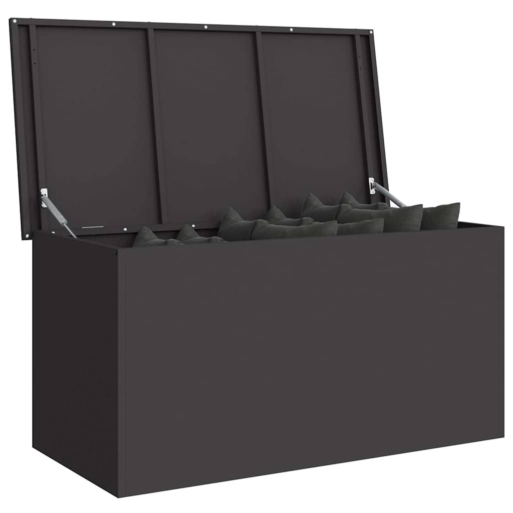 Outdoor Storage Box Black 100 x 50,5 x 50 cm Steel