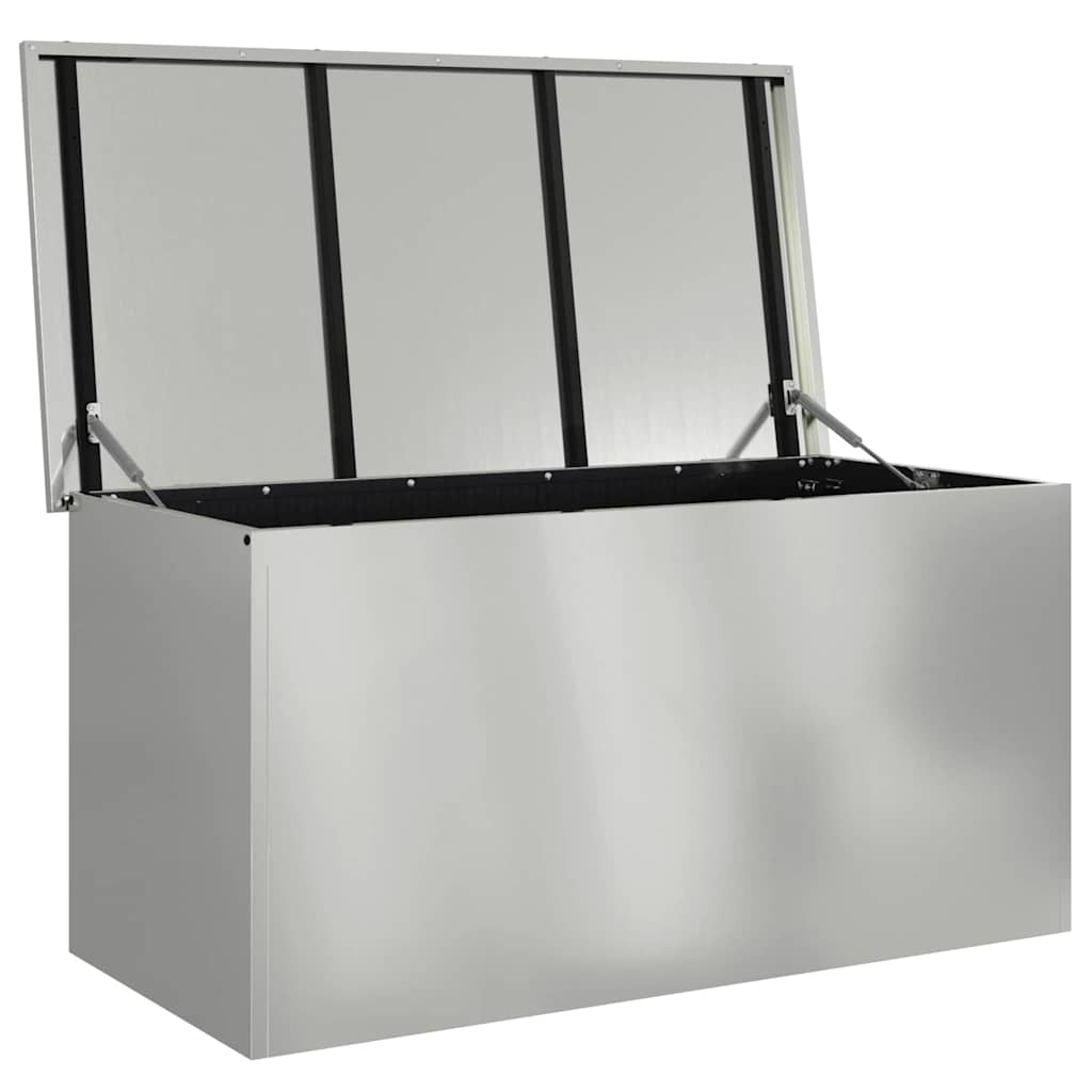 Garden Storage Cushion Box Galvanised Steel 100 x 50,5 x 50 cm