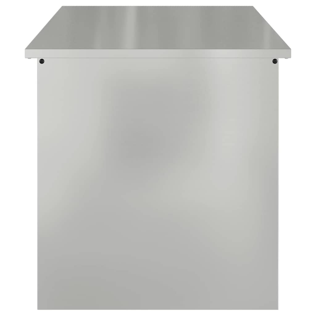 Garden Storage Cushion Box Galvanised Steel 100 x 50,5 x 50 cm
