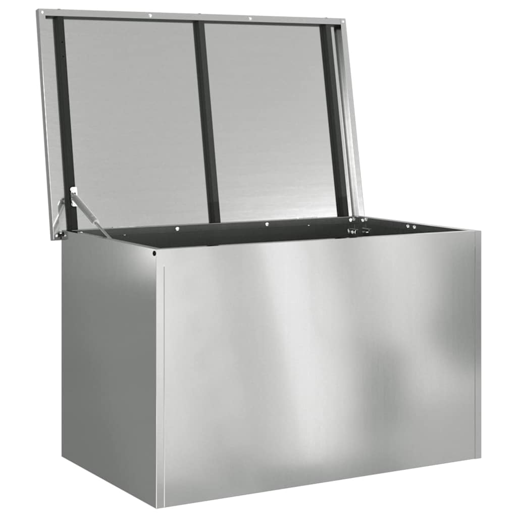 Garden Storage Cushion Box Galvanised Steel 80 x 50,5 x 50 cm