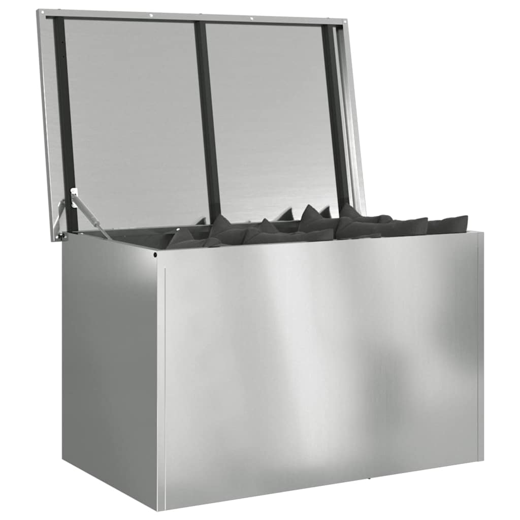 Garden Storage Cushion Box Galvanised Steel 80 x 50,5 x 50 cm