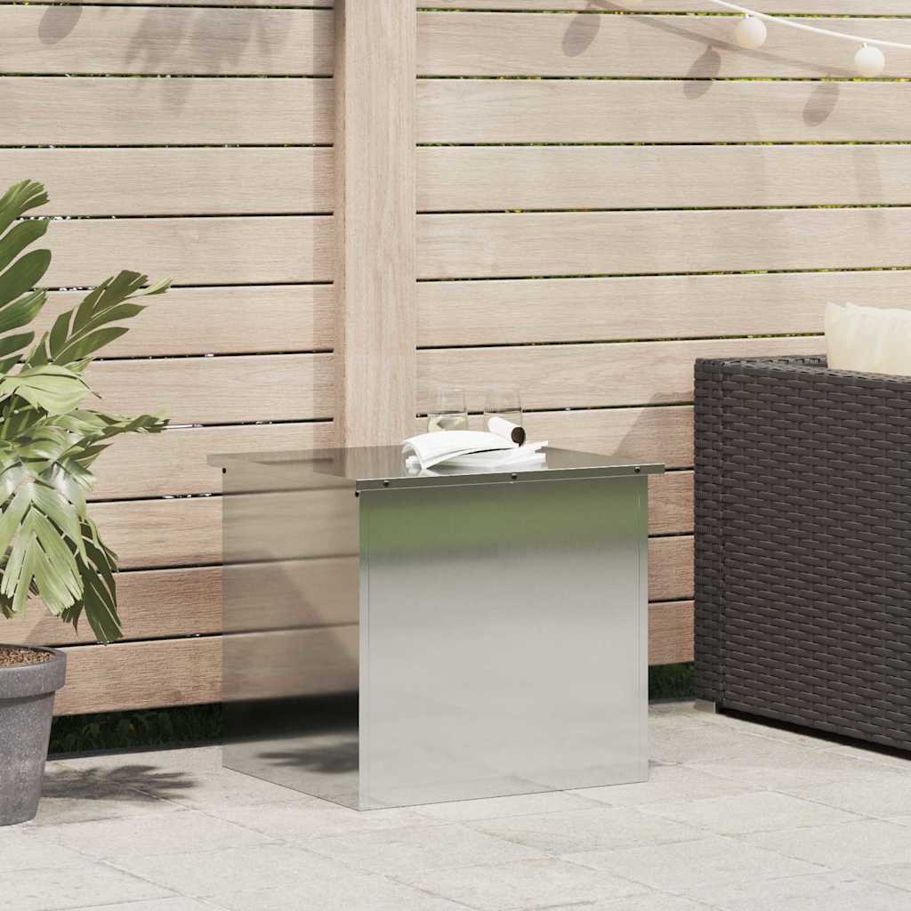 Garden Storage Cushion Box Galvanised Steel 55 x 50,5 x 50 cm