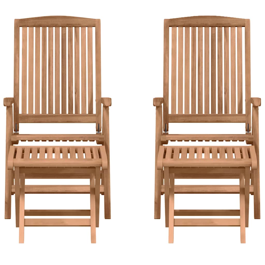 Garden Dining Set 4 pcs Brown Solid Teak Wood