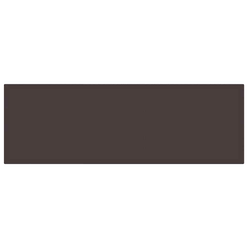 Garden Dining Set with Cushions 13 pcs Brown and Anthracite