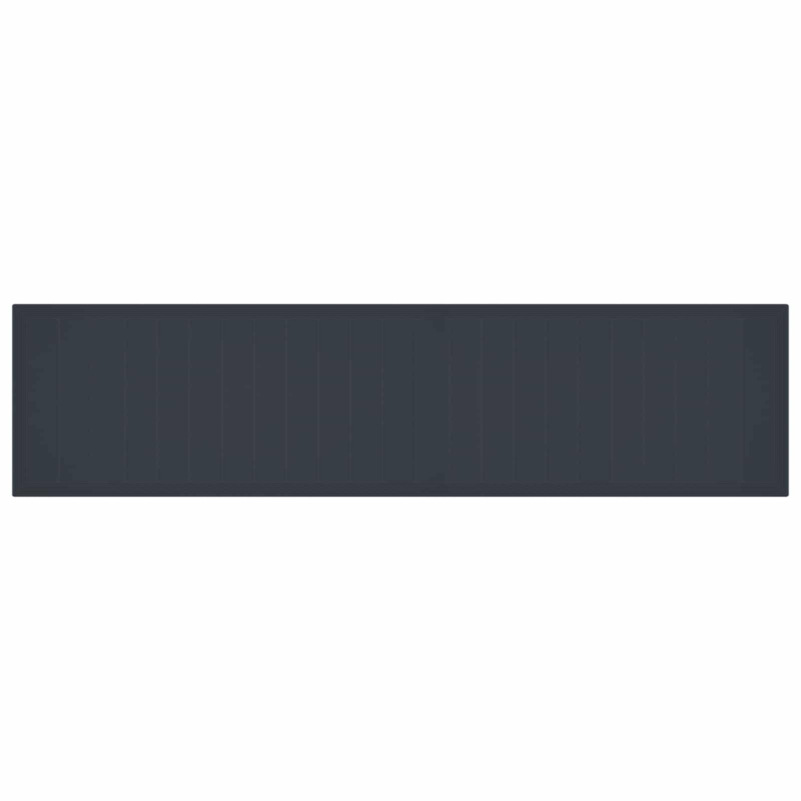 Garden Dining Set with Cushions 17 pcs Anthracite PP