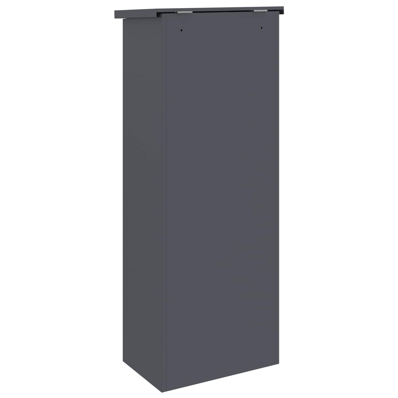 Parcel Drop Box with Door Anthracite 44,5 x 29 x 110,5 cm Steel