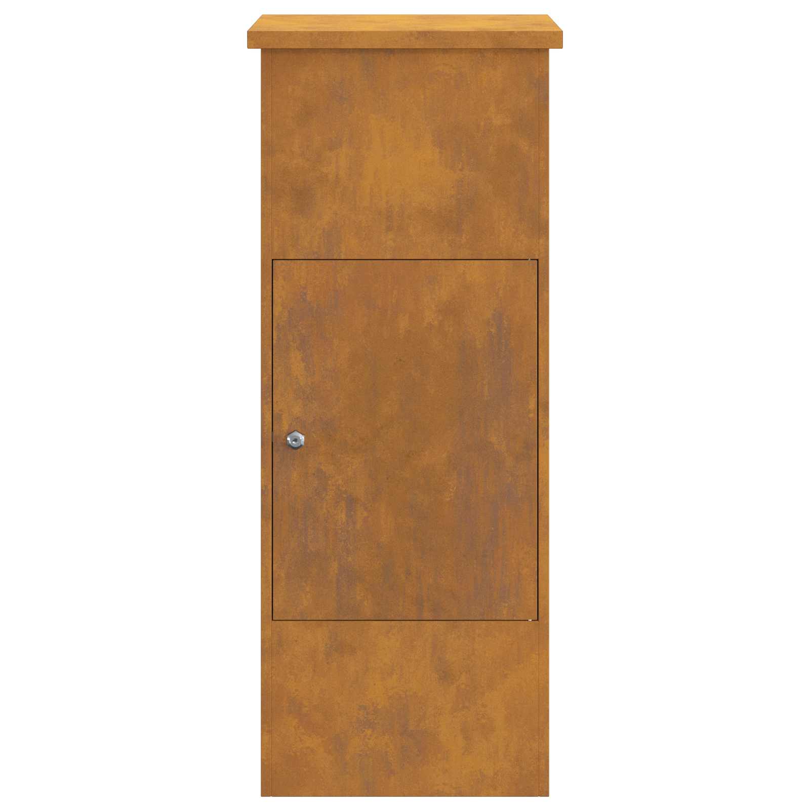 Parcel Drop Box Rusty 44,5 x 29 x 110,5 cm Weathering Steel