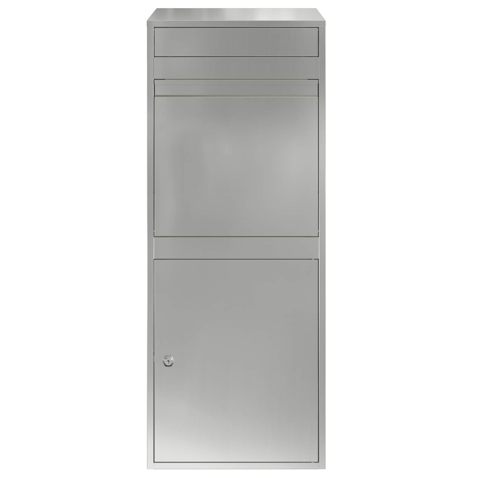 Parcel Drop Box Silver 47.5 x 38 x 59 cm Galvanised Steel