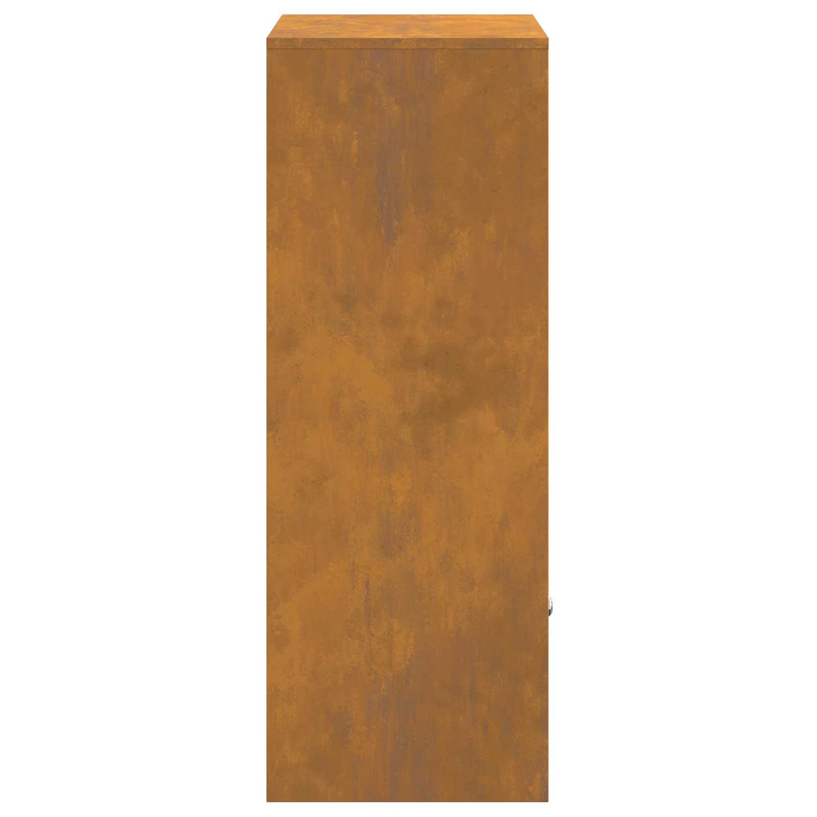 Parcel Drop Box Rusty 47.5 x 38 x 59 cm Weathering Steel