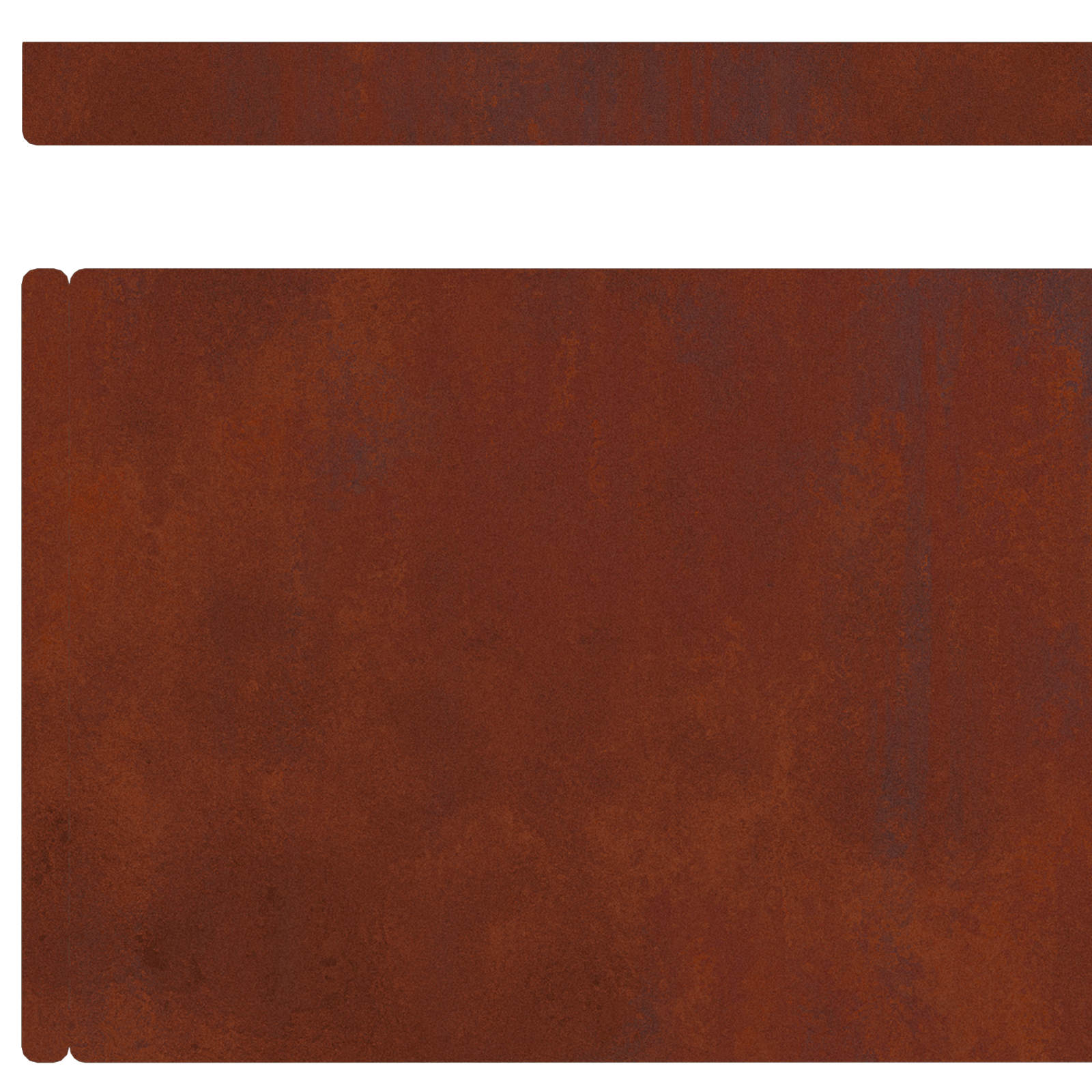 Lawn Edging Rusty 450 x 0.05 x 15 cm Weathering Steel