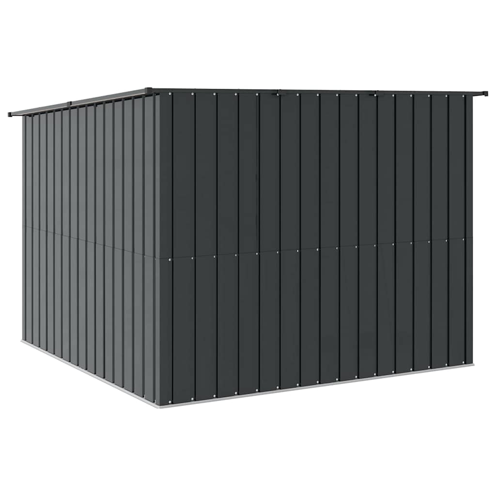 Bike Shed 3 pcs Anthracite 216 x 207 x 158 cm Metal