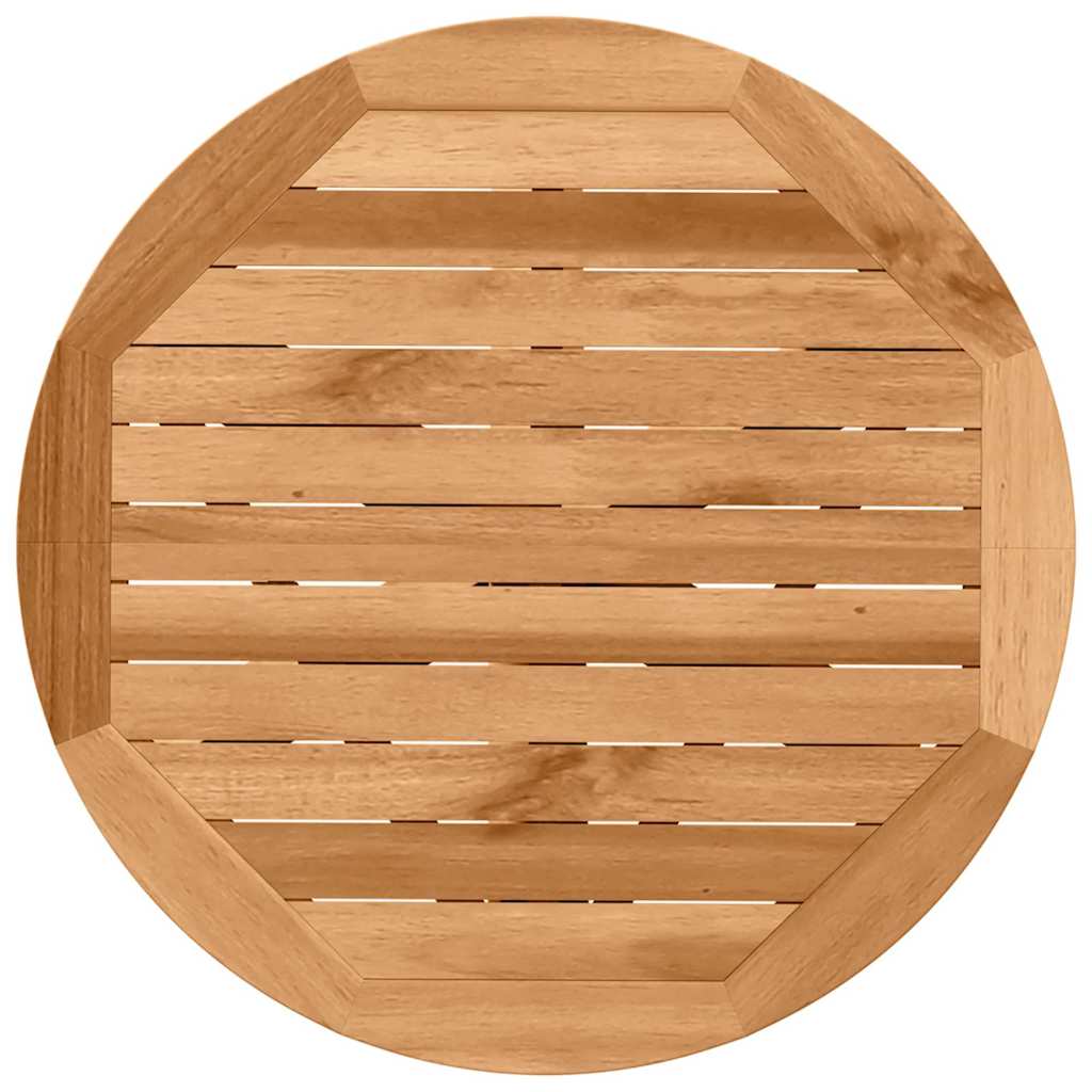 Garden Dining Set 5 pcs Natural Solid Acacia Wood