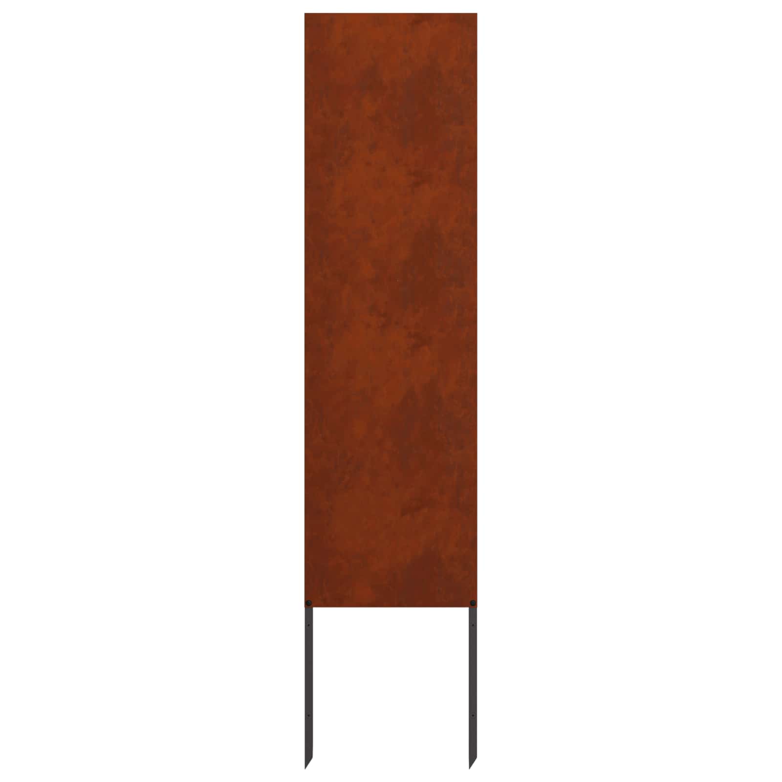 Garden Privacy Screen Rusty 32 x 140 cm Weathering Steel