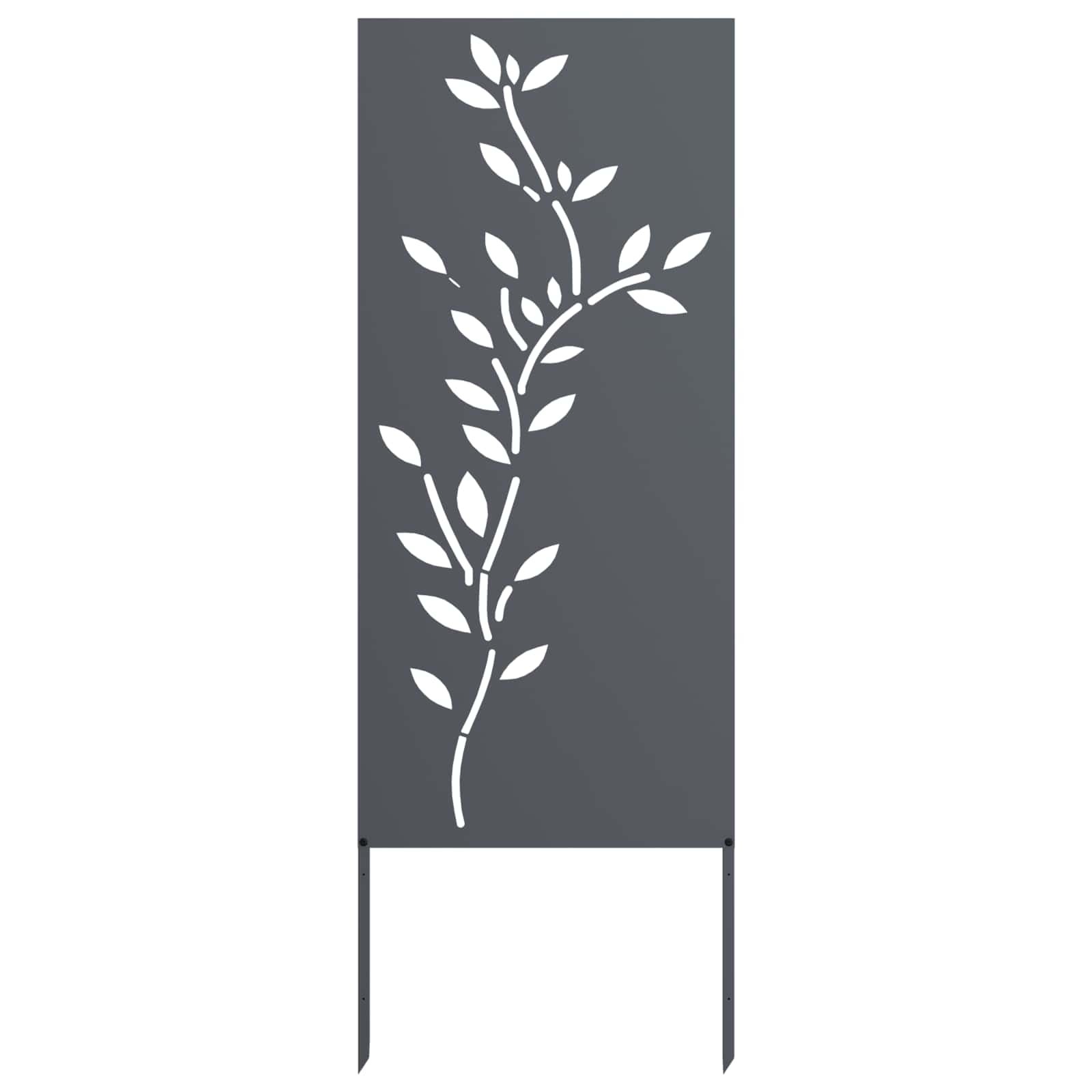 Garden Privacy Screen Anthracite 50 x 140 cm Cold-rolled steel